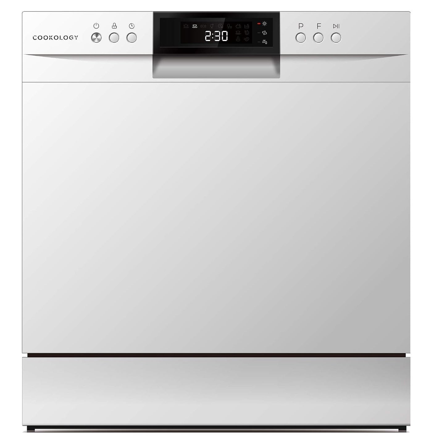 Table Top Dishwasher 8 Place Settings 7 Wash Cycles Silver