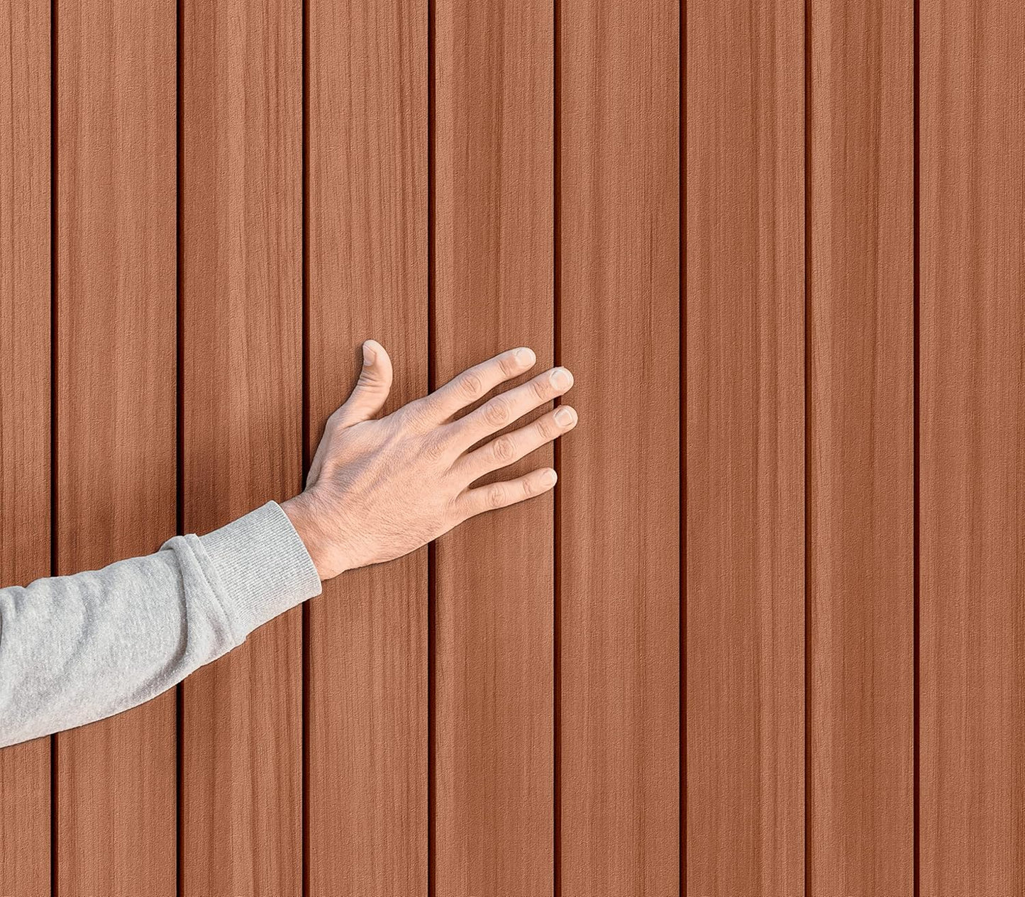 Darwin 6x4ft Double Door Garden Shed — Wood-Effect Outdoor Storage