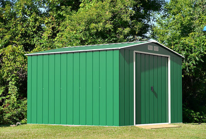 Duramax ECO 3.12 x 2.94 m Metal Shed - Green