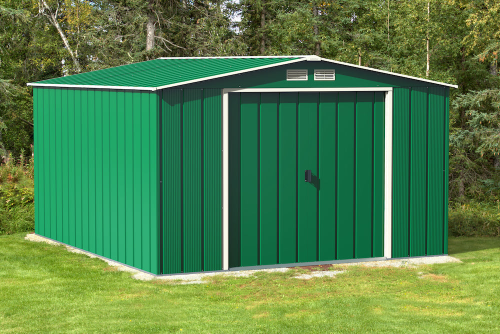 Duramax ECO 3.12 x 3.54 m Metal Shed - Green