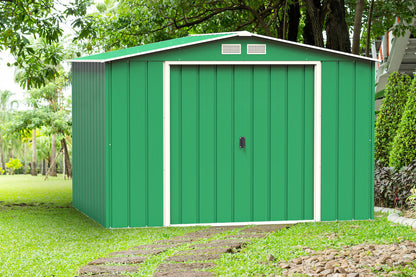 Duramax ECO 3.12 x 2.34 m Metal Shed - Green