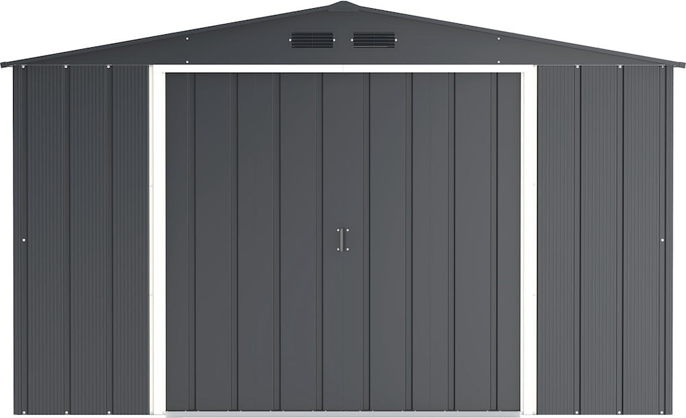Duramax ECO 3.12 x 2.94 m Metal Shed - Anthracite