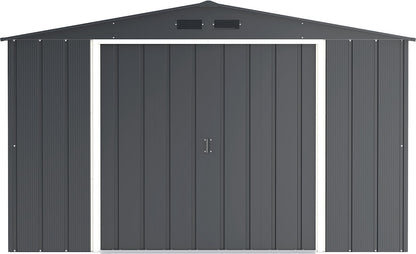 Duramax ECO 3.12 x 2.94 m Metal Shed - Anthracite