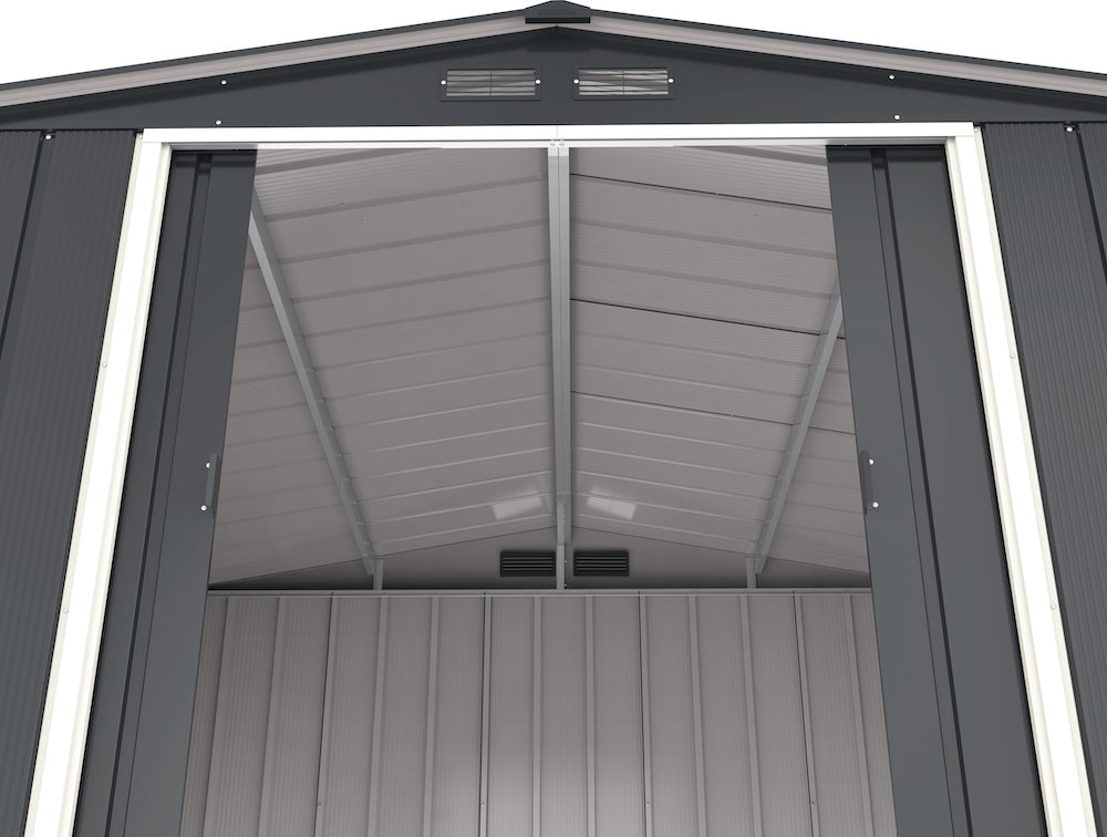 Duramax ECO 3.12 x 2.94 m Metal Shed - Anthracite