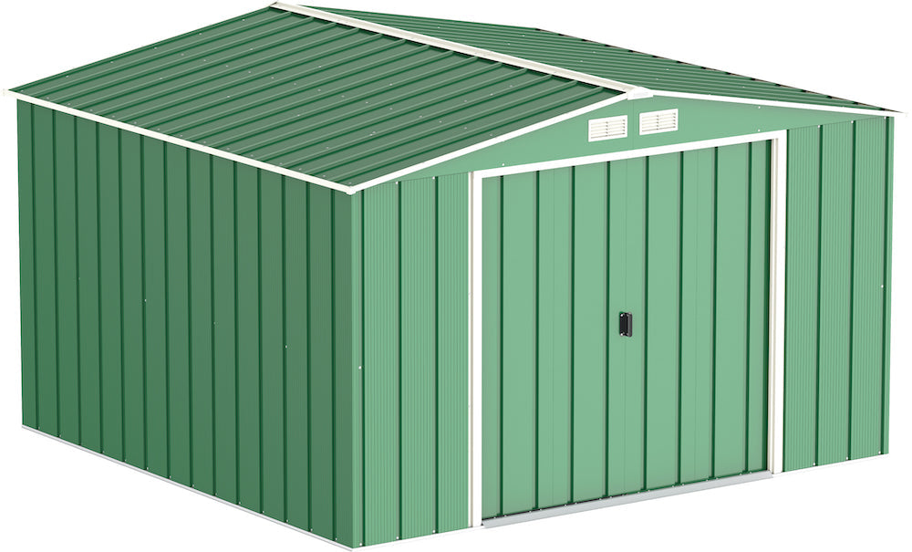 Duramax ECO 3.12 x 2.94 m Metal Shed - Green