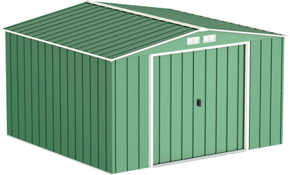 Duramax ECO 3.12 x 2.94 m Metal Shed - Green