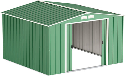 Duramax ECO 3.12 x 2.94 m Metal Shed - Green
