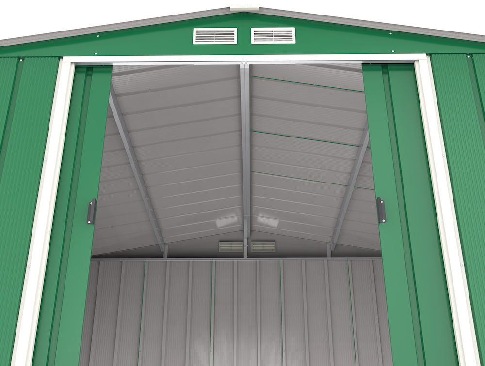 Duramax ECO 3.12 x 2.94 m Metal Shed - Green