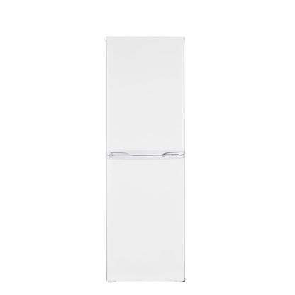 Fridge Freezer 50/50 Split Adjustable Shelves Salad Crisper White