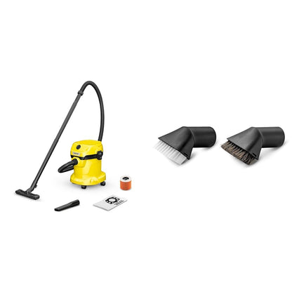 Wet And Dry Vacuum Cleaner 12L 1000W Blowing Function Yellow