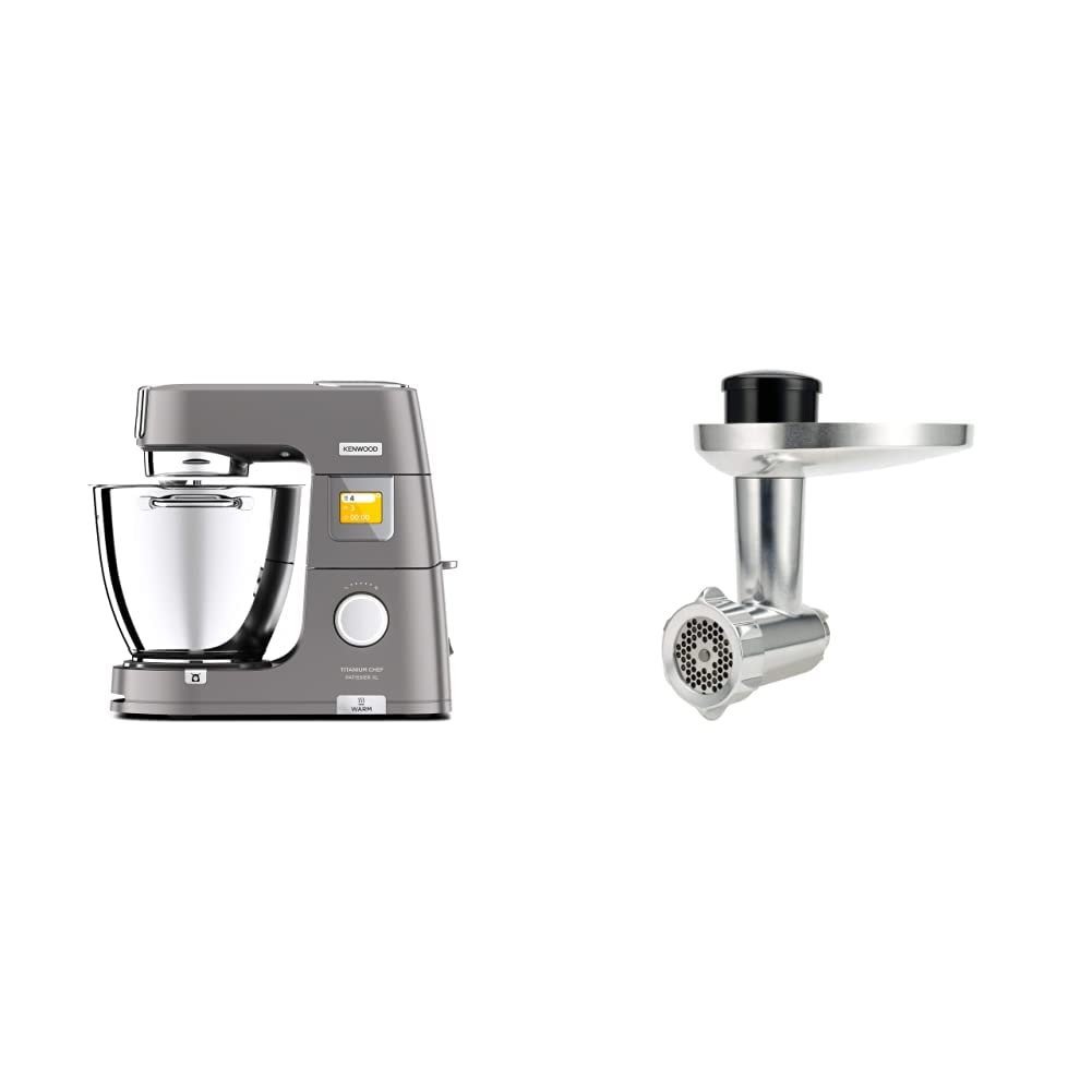 Stand Mixer 7L 5L 1400W 6 Speeds Touch Screen Silver