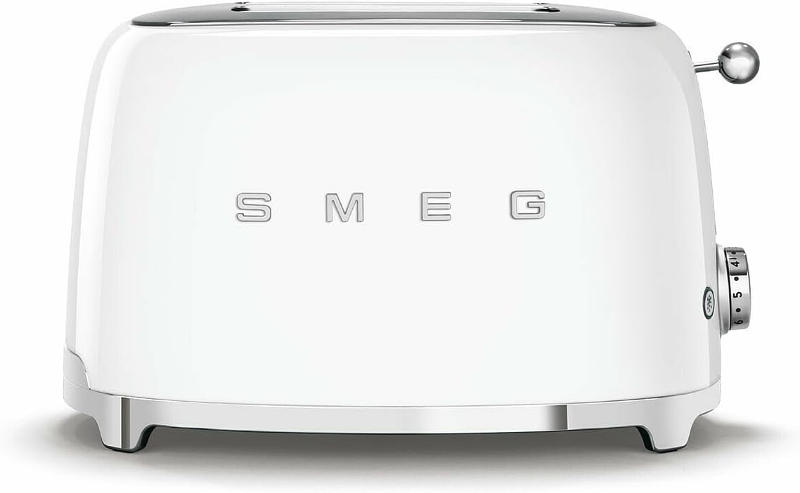 2-Slice Toaster 950W 6 Browning Levels Retro White