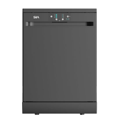 Freestanding Dishwasher 45cm 9 Place Settings 4 Programs Black