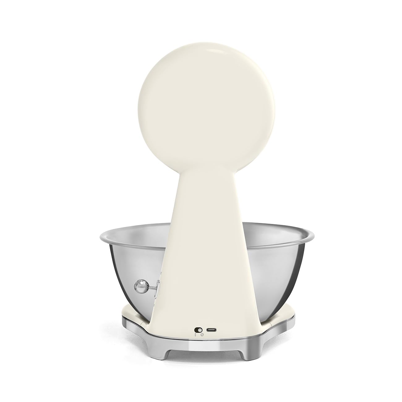 Analog And Digital Kitchen Scale 5Kg 1G Accuracy Stainless Steel Cream