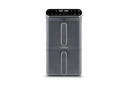 Dual Stack Air Fryer 11L 2460W 6 Presets Graphite
