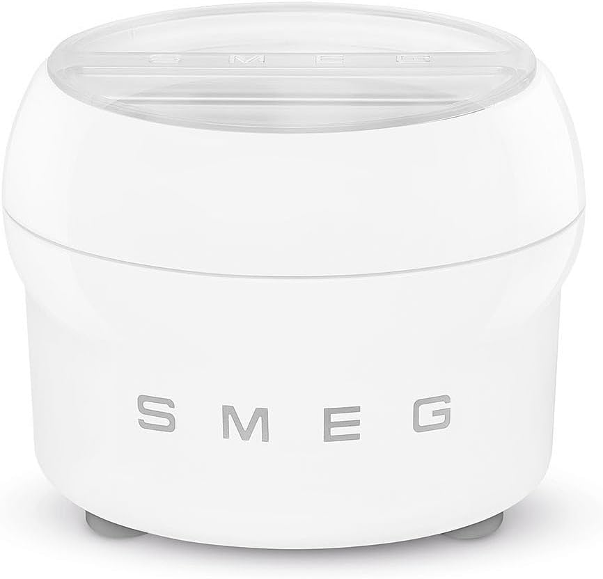 Ice Cream Maker Accessory 1.1L For Smeg Stand Mixer White