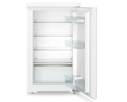 Under Counter Fridge 110L LED Light Touch Control Reversible Door White