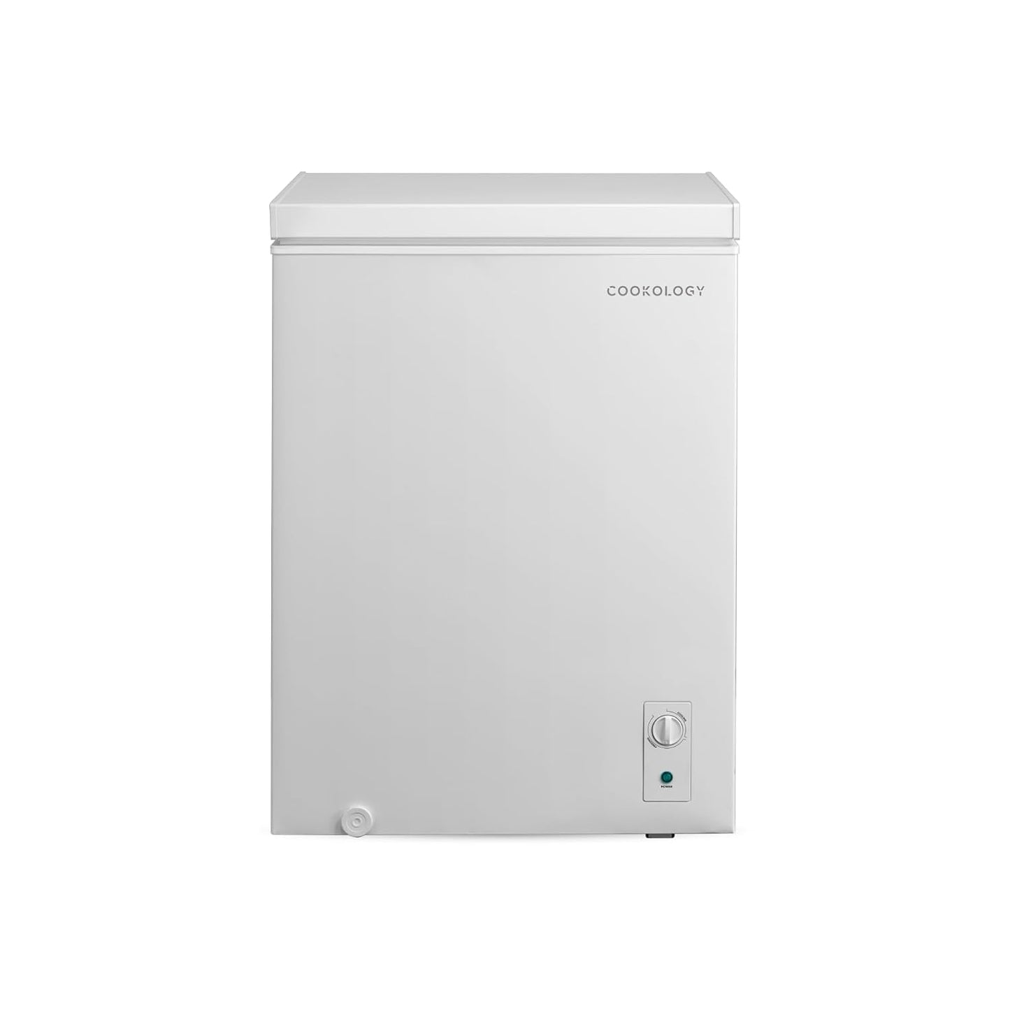 Freestanding Chest Freezer 99L Adjustable Thermostat Black