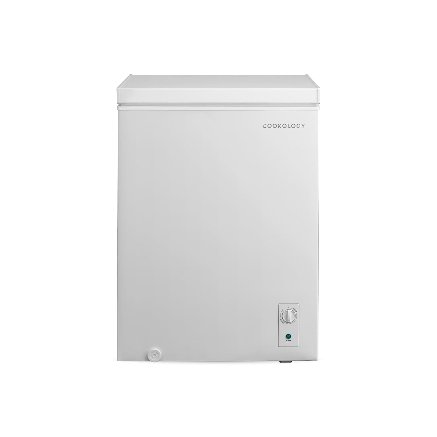 Freestanding Chest Freezer 99L Adjustable Thermostat Black