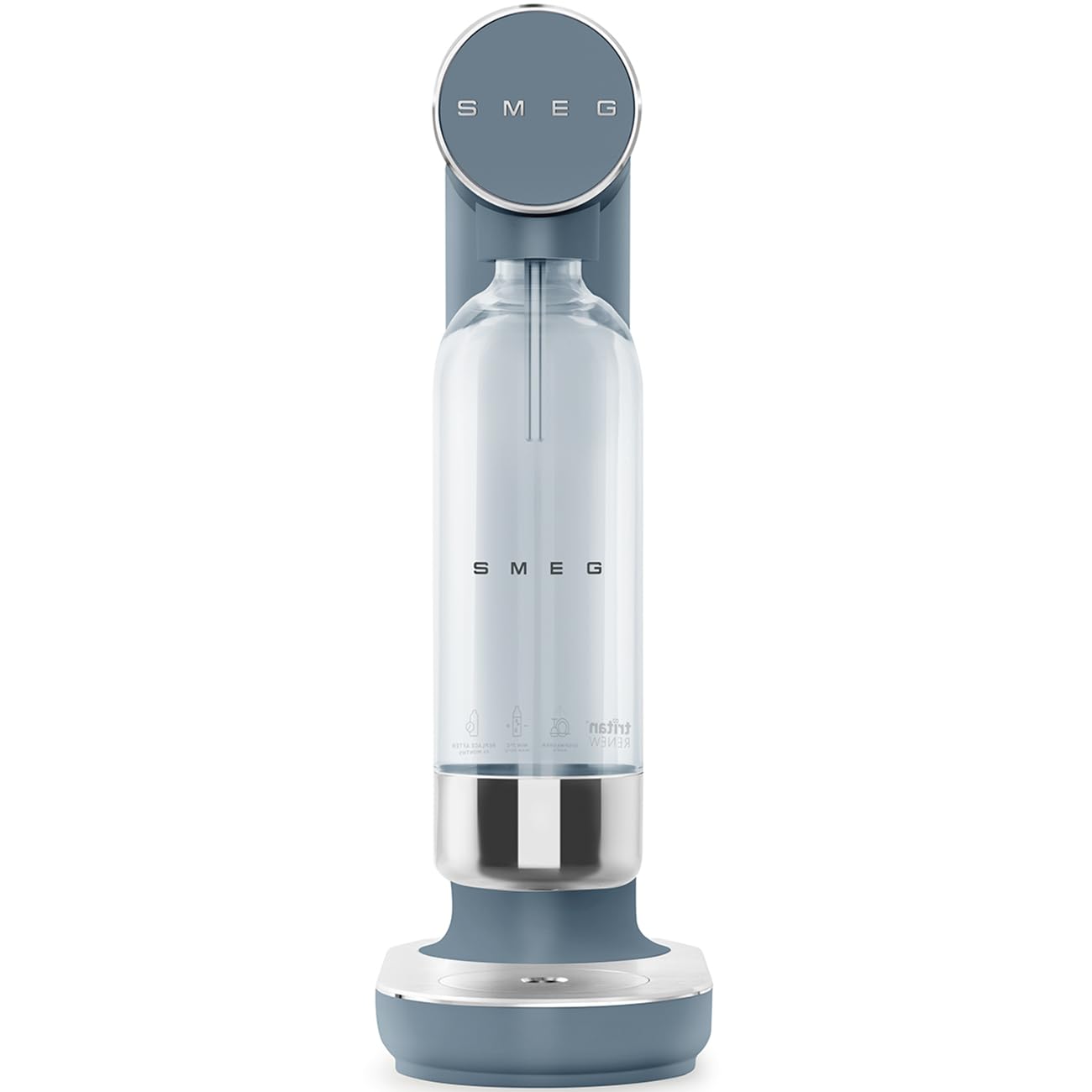Soda Maker 800ml Manual Carbonation Non-Slip Feet Matte Black