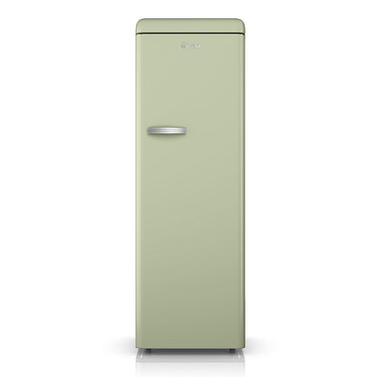 Tall Larder Fridge 337L 5 Shelves Frost Free Green