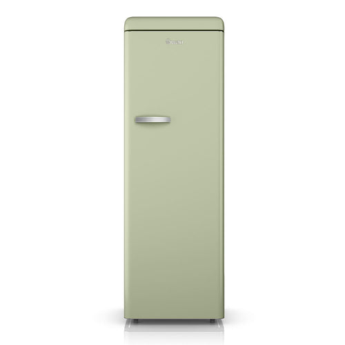 Tall Larder Fridge 337L 5 Shelves Frost Free Green