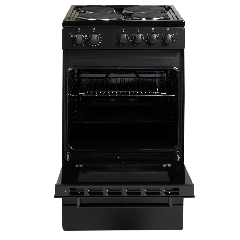 Freestanding Electric Cooker 62L 50cm Black