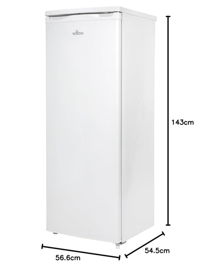 Tall Larder Fridge 241L Freestanding With Mark-Proof Finish White