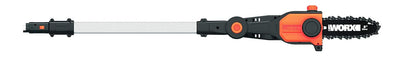 Cordless Pole Hedge Trimmer 45cm 3.2m Reach 10-Position Head Black