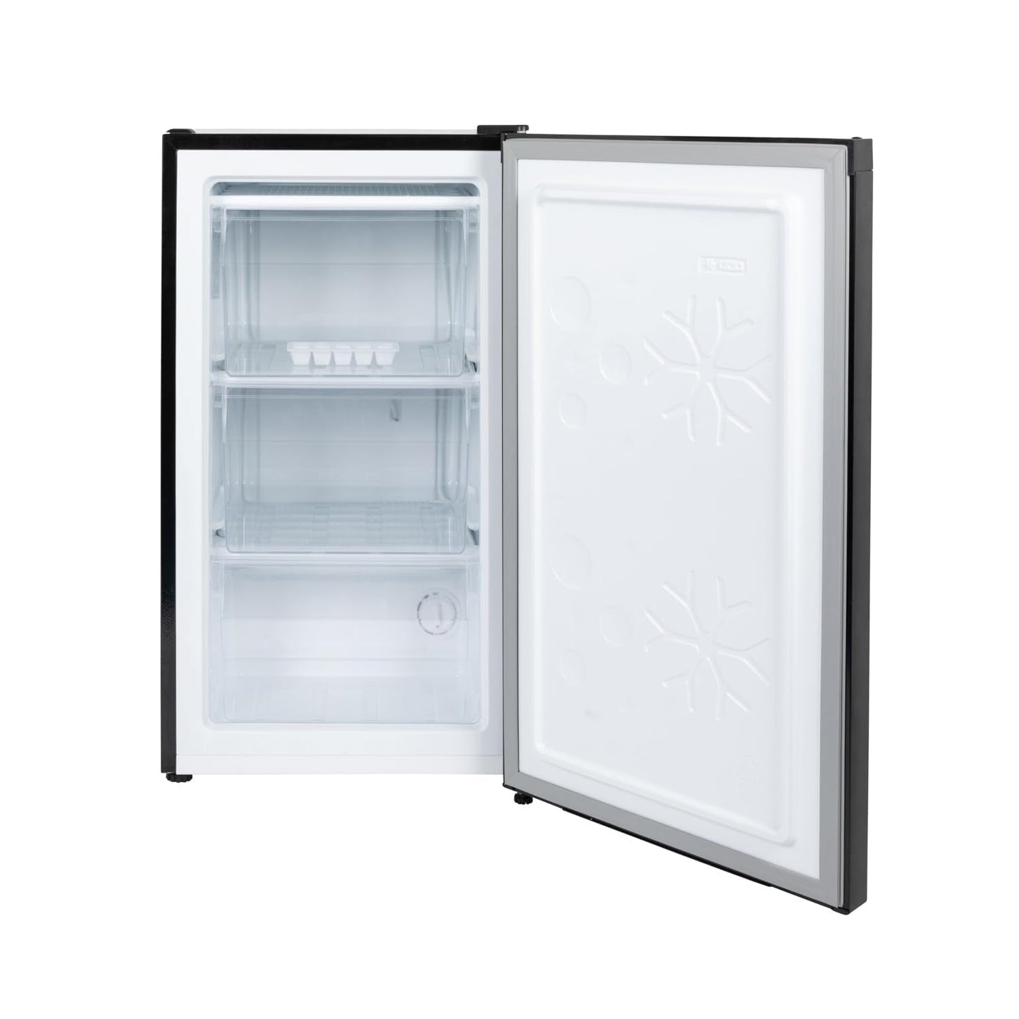 Undercounter Freezer 60L Freestanding With Reversible Door Black