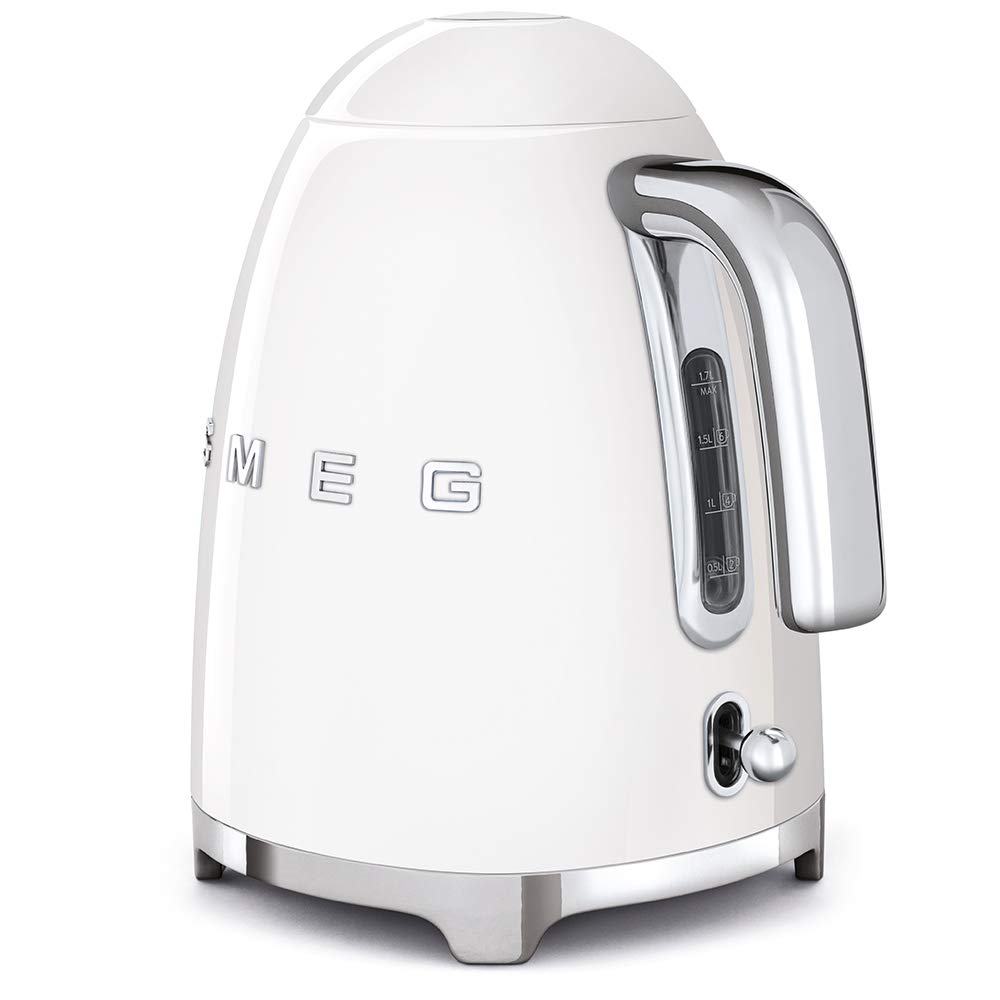 Retro Style Kettle And Toaster Set 1.7L 3000W 4-Slice 2000W White