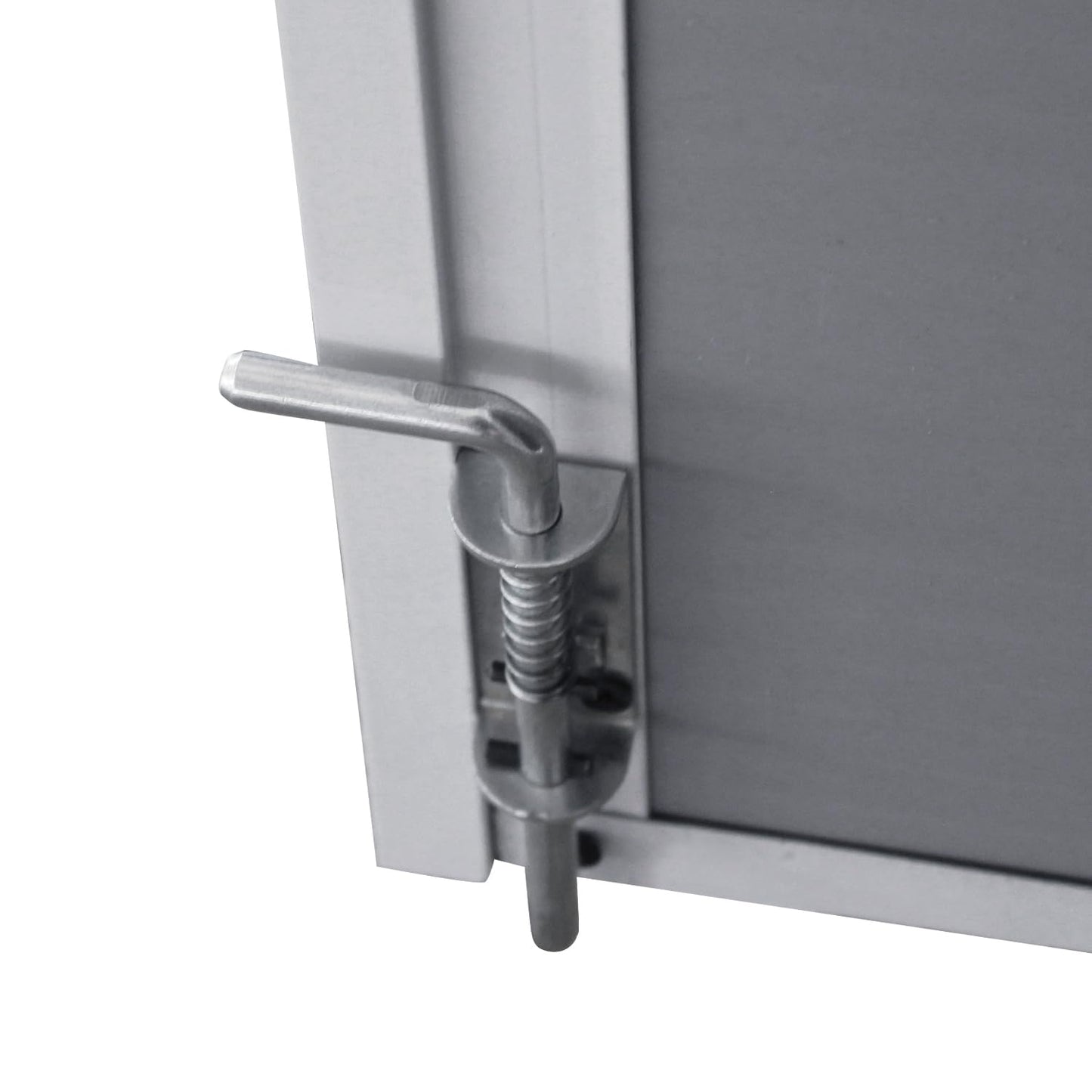 Outdoor Garden Storage Shed 6 X 4 Ft Grey Plastic Aluminium Frame