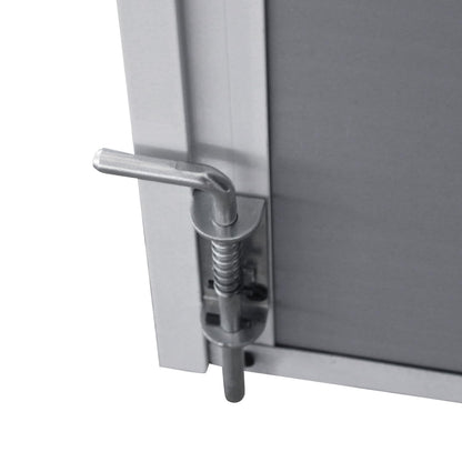 Outdoor Garden Storage Shed 6 X 4 Ft Grey Plastic Aluminium Frame