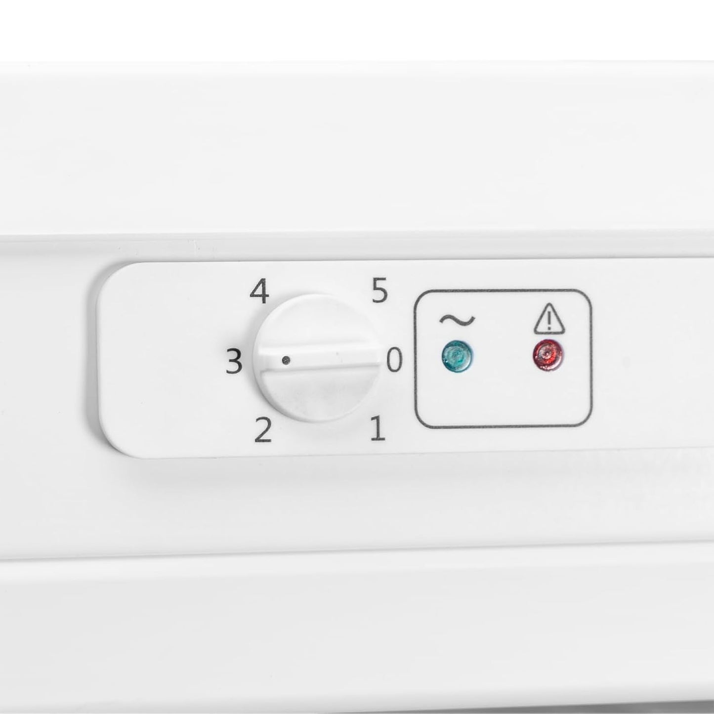 Upright Freezer 160L 6 Compartments Adjustable Thermostat Reversible Door White