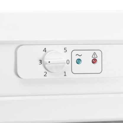 Upright Freezer 160L 6 Compartments Adjustable Thermostat Reversible Door White