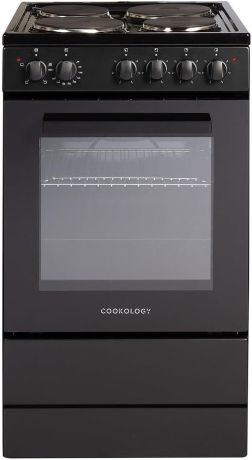 Freestanding Electric Cooker 62L 50cm Black