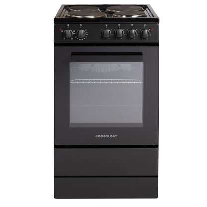 Freestanding Electric Cooker 62L 50cm Black