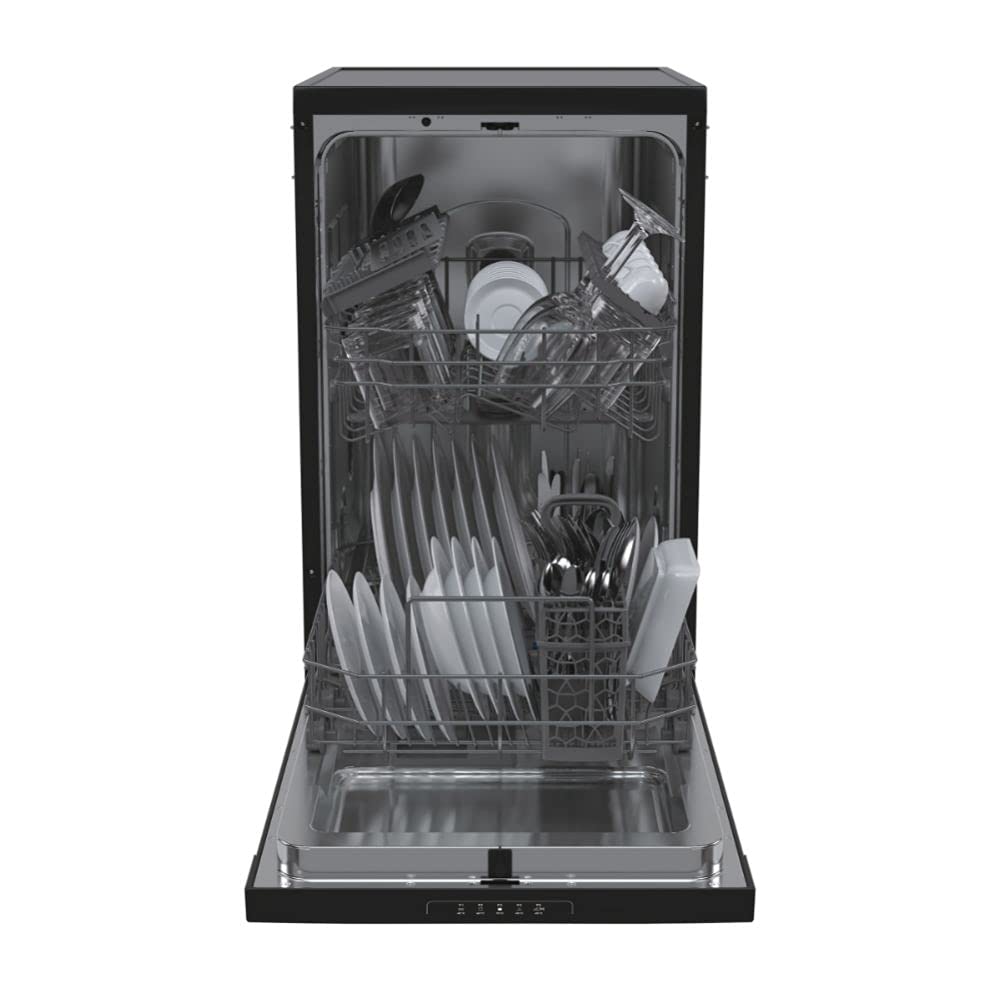 Freestanding Dishwasher 10 Place Settings 45cm Black