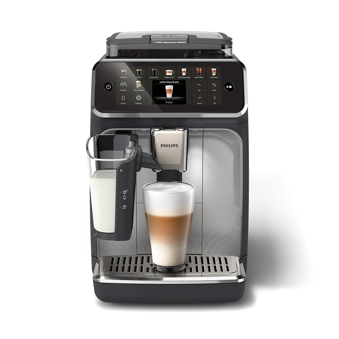 Bean To Cup Coffee Machine 12 Varieties Lattego Milk Frother Ceramic Grinder Black