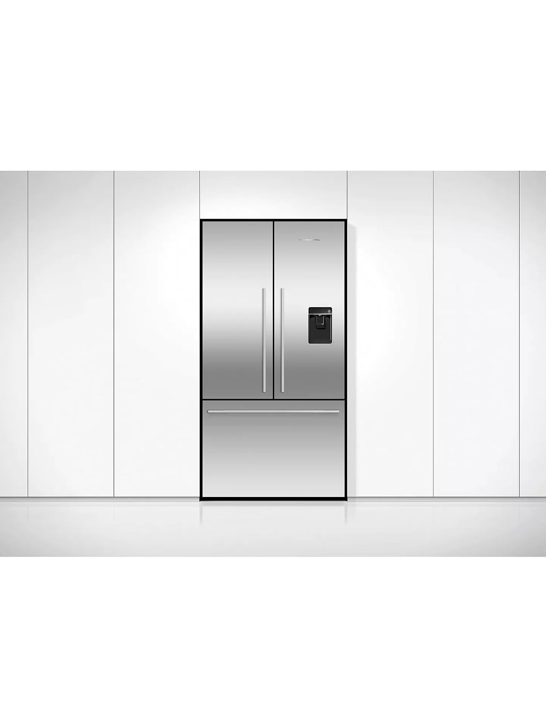 Freestanding French Door Fridge Freezer 569L 90cm Stainless Steel