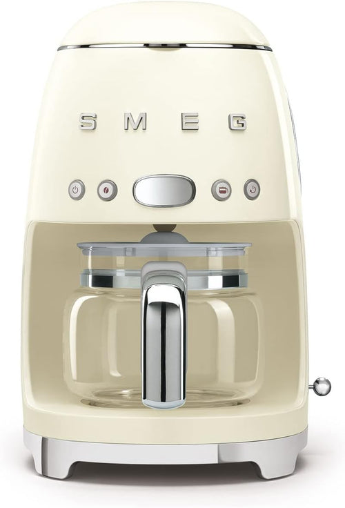 Drip Coffee Machine 1.4L 1050W 10 Cup Auto-Start Cream