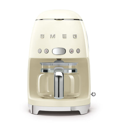 Drip Coffee Machine 1.4L 1050W 10 Cup Auto-Start Cream