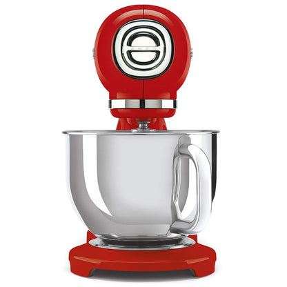 Stand Mixer 800W 4.8L 10 Speeds Planetary Action Stainless Steel Bowl Red