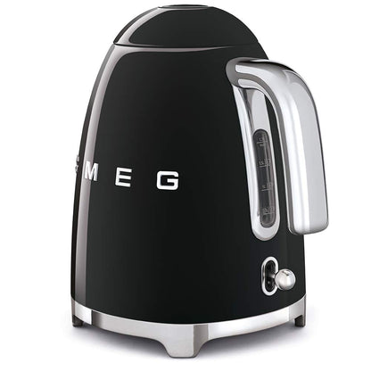 Retro Style Kettle 1.7L 3kW 360 Swivel Base Black