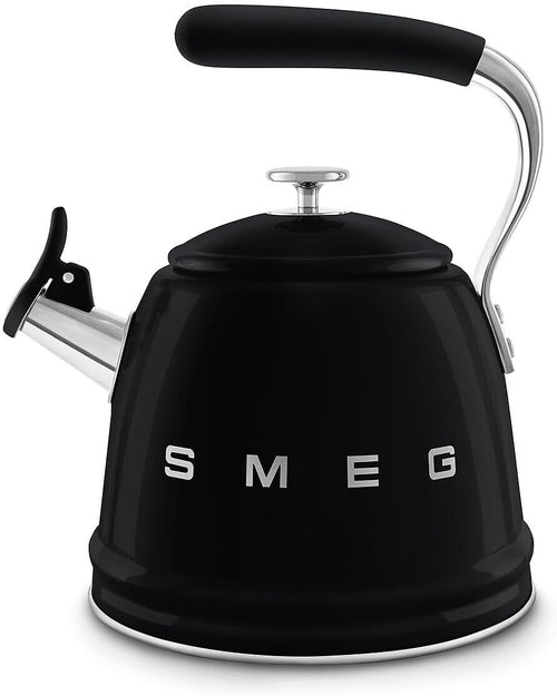 Whistling Kettle 2.3L Stainless Steel Silicone Handle Black