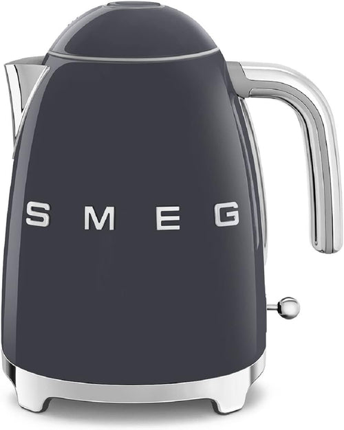 50's Style Jug Kettle 1.7L 3000W Soft Opening 360 Swivel Base Slate Grey