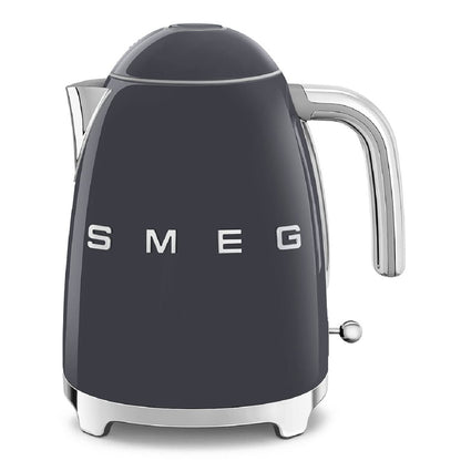 50's Style Jug Kettle 1.7L 3000W Soft Opening 360 Swivel Base Slate Grey