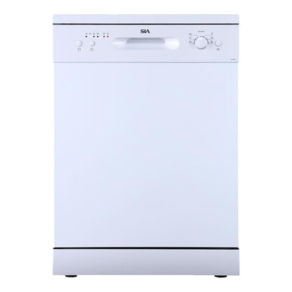 Freestanding Dishwasher 45cm 9 Place Settings 4 Programs Black