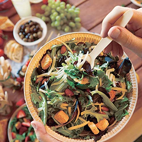Bamboo Spoons 100 Pack 6.5in Compostable Cutlery