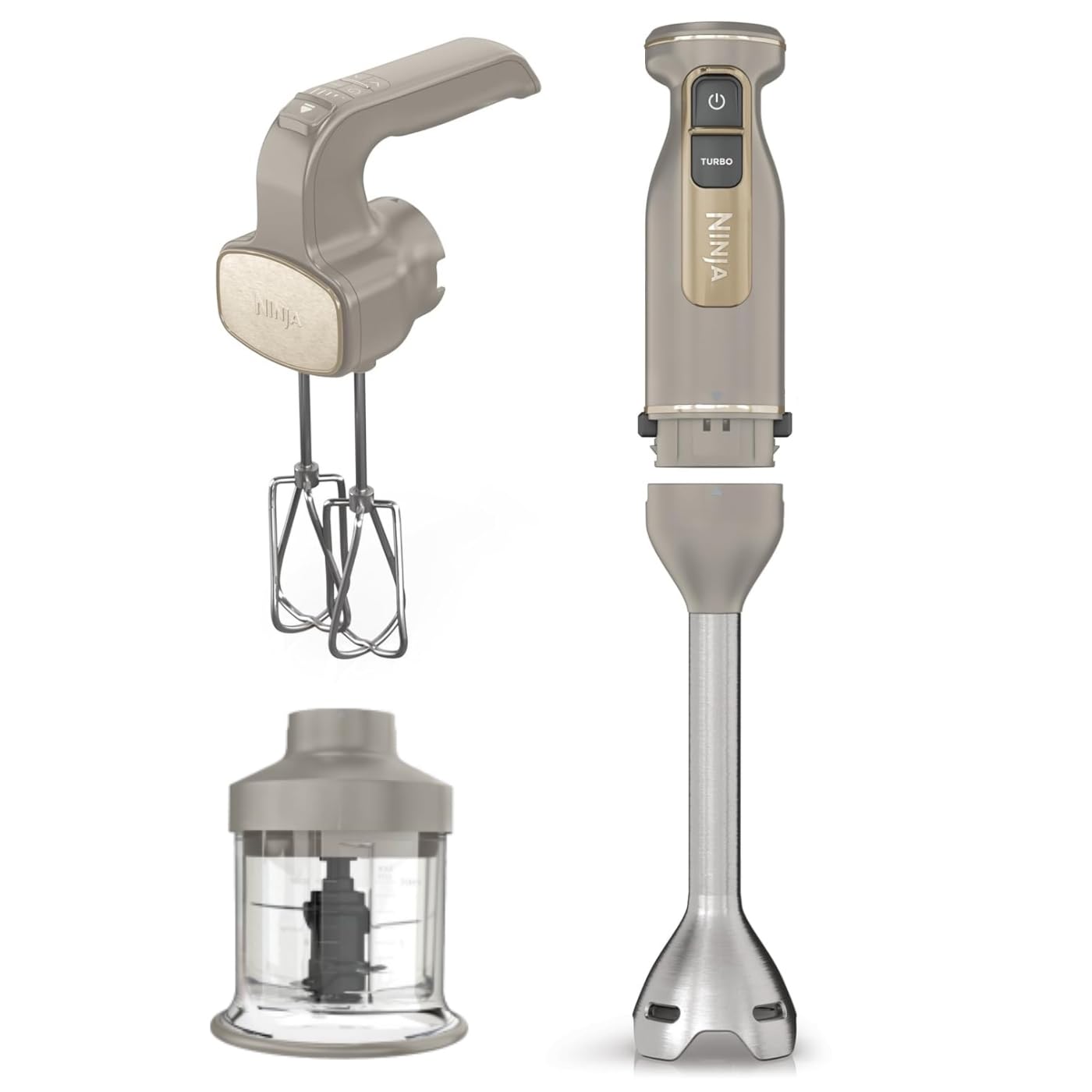 Hand Blender 850W 3-in-1 Stone Gold